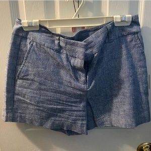 LOFT Chambray Shorts (Size 4)